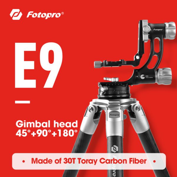 Fotopro E9 Eagle Series Gimbal head tripod - 图片 2