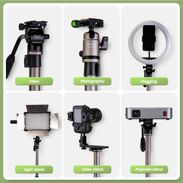 D5+MH-2A Compact Video Tripod - 图片 8