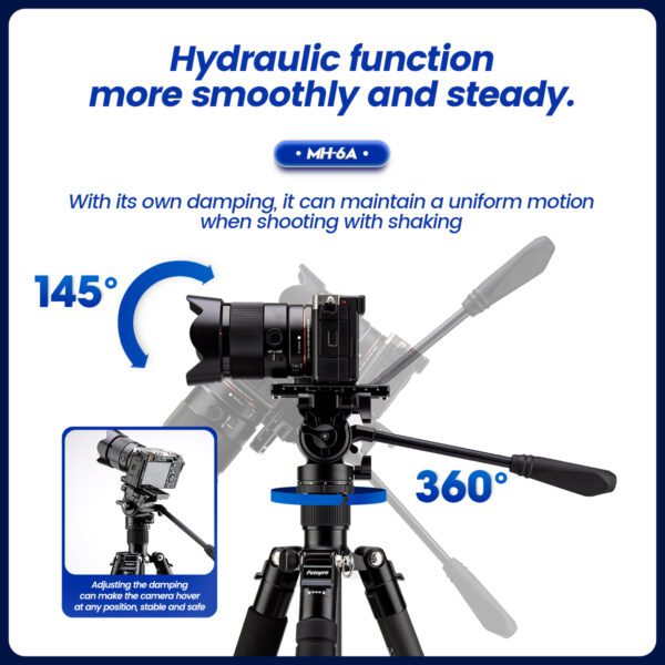Metal Fluid Video Head MH-6A - 图片 5