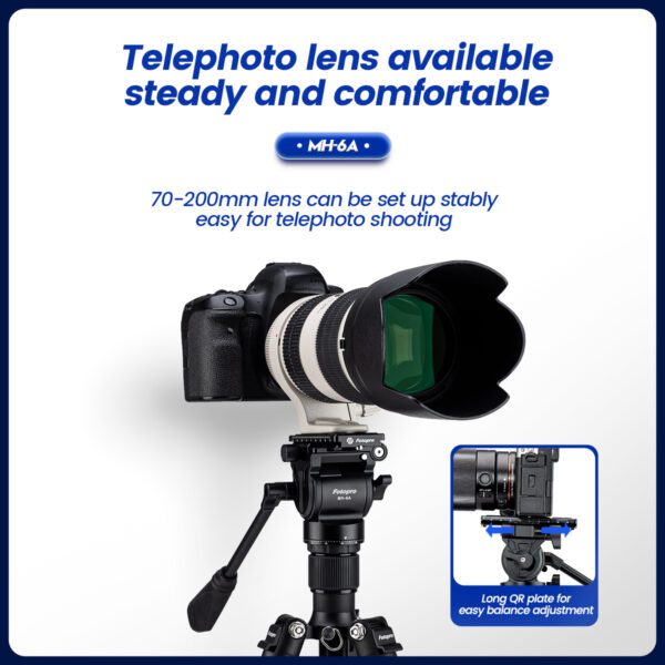 Metal Fluid Video Head MH-6A - 图片 8