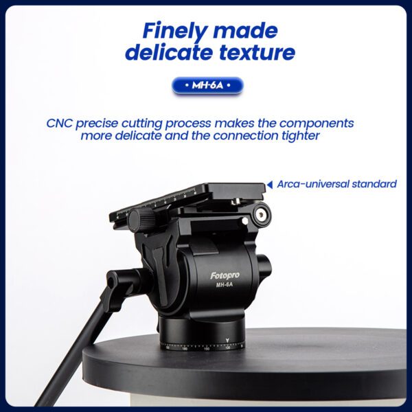 Metal Fluid Video Head MH-6A - 图片 9