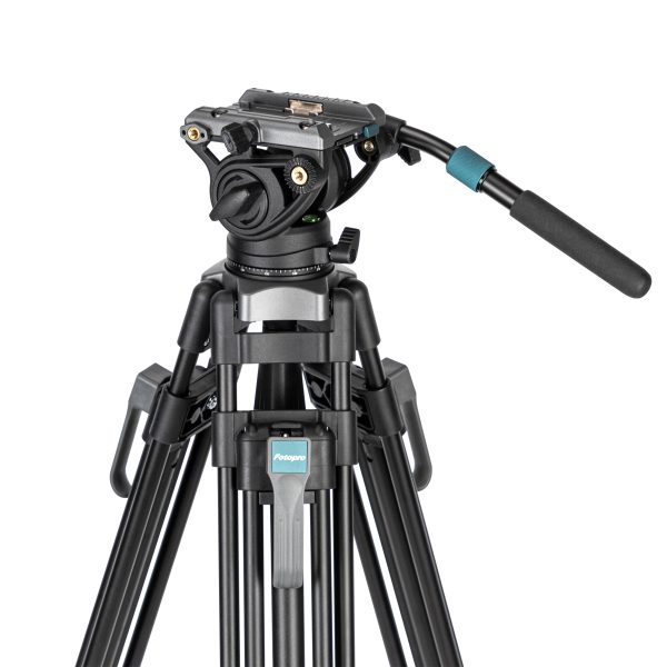 DV-3A Pro Heavy-Duty Fluid head video tripod - 图片 9