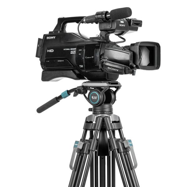 DV-3A Pro Heavy-Duty Fluid head video tripod - 图片 11