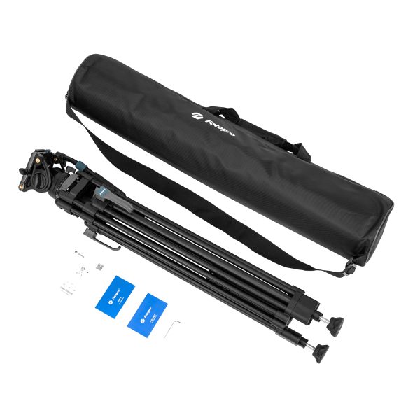 DV-3A Pro Heavy-Duty Fluid head video tripod - 图片 14