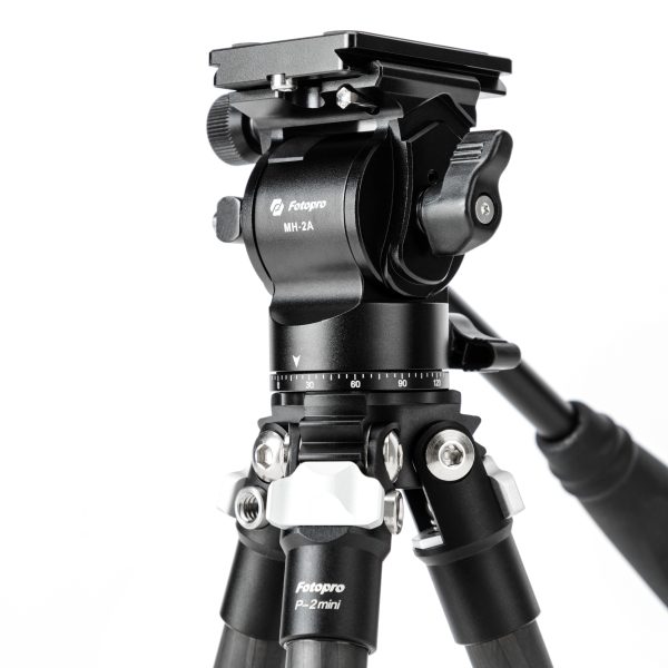 Fotopro P-2mini + MH-2A Mini Carbon Video Tripod - 图片 8